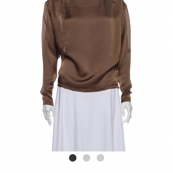 Tia cibani bateau neckline long sleeve blouse - Picture 3 of 5